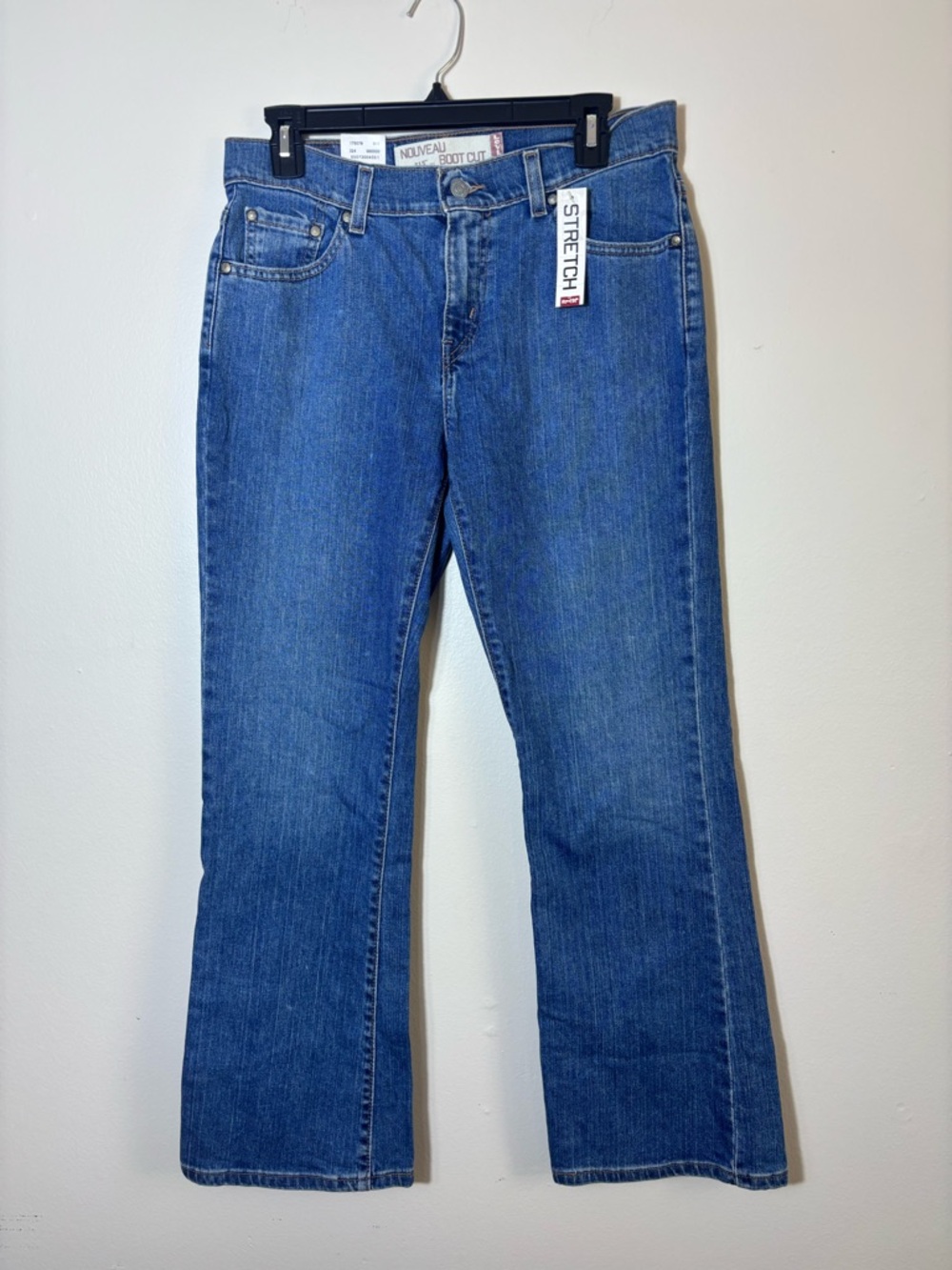 New Levi's 515 Nouveau Bootcut Jeans Womens, Size 10 Medium Petite